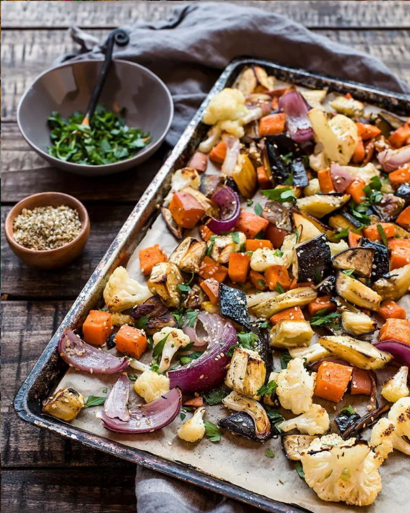 Recette Légumes grillés au Zaatar | Les Filles Fattoush