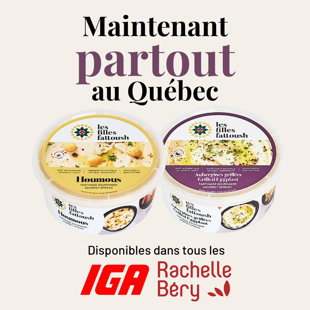 Nos tartinades enfin chez IGA et Rachelle-Béry