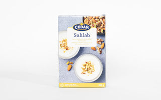 Emballage de Sahlab de la marque Cedar