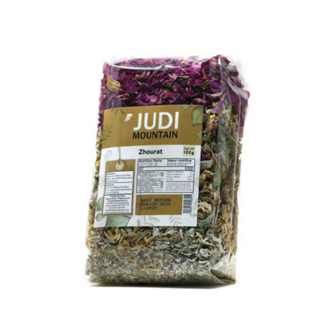 Zhourat mélange de fruit et herbe sec pour tisanes de la marque Judi Mountain